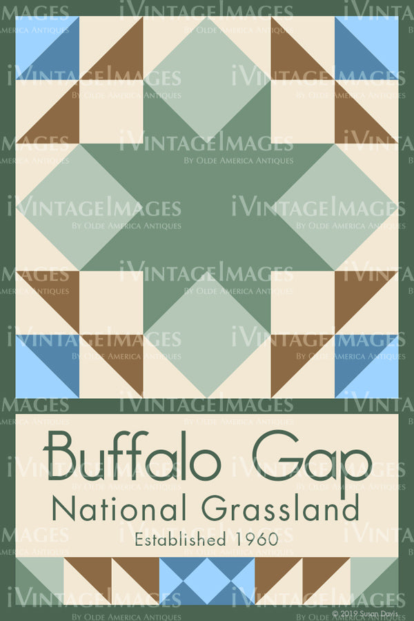 Buffalo Gap Quilt Block Design by Susan Davis - 12