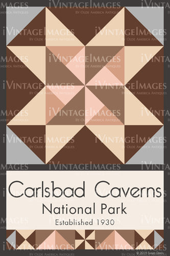 Carlsbad Caverns Quilt Block Design by Susan Davis - 17