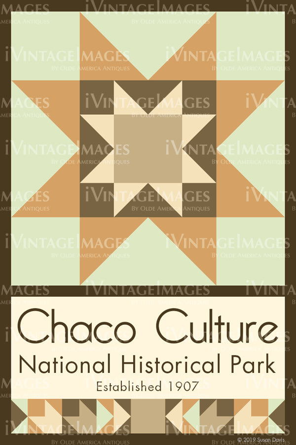 Chaco Culture Quilt Block Design by Susan Davis - 18