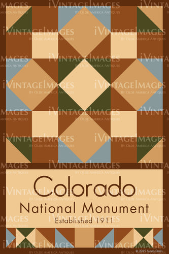 Colorado National Monument Quilt Block Design by Susan Davis - 21