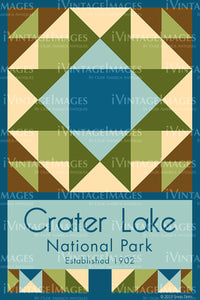 Crater Lake Quilt Block Design by Susan Davis - 24