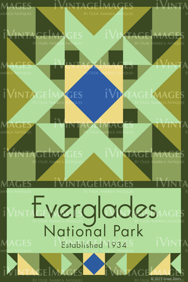 Everglades Quilt Block Design by Susan Davis - 32