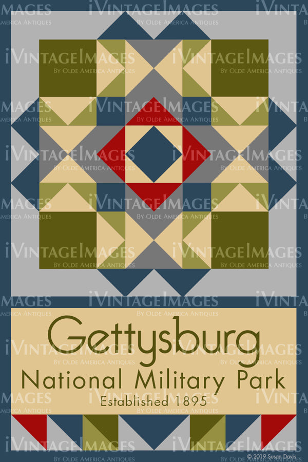 Gettysburg Quilt Block Design by Susan Davis - 33