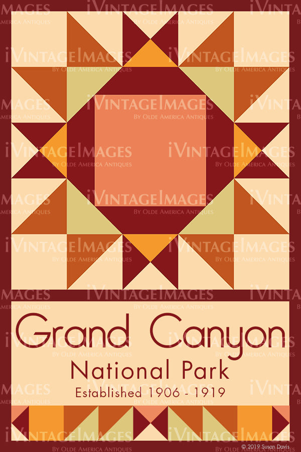 Grand Canyon Quilt Block Design by Susan Davis - 37