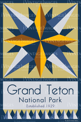 Grand Teton Quilt Block Design by Susan Davis - 38