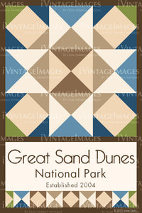 Great Sand Dunes Quilt Block Design by Susan Davis - 40