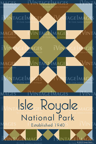 Isle Royale Quilt Block Design by Susan Davis - 47