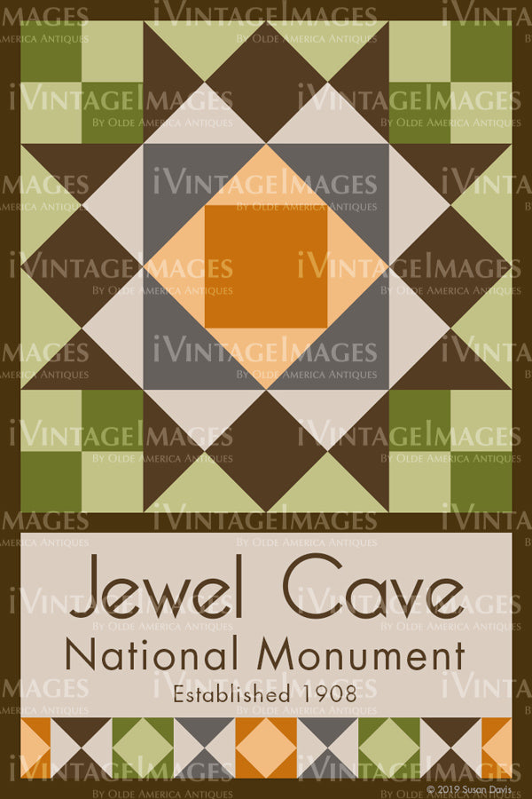 Jewel Cave Quilt Block Design by Susan Davis - 48