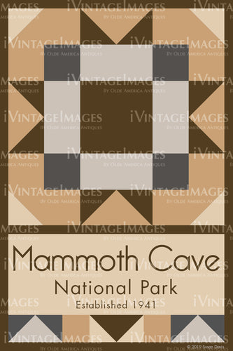 Mammoth Cave Quilt Block Design by Susan Davis - 53