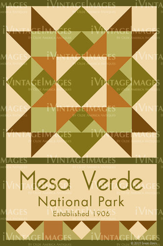 Mesa Verde Quilt Block Design by Susan Davis - 55
