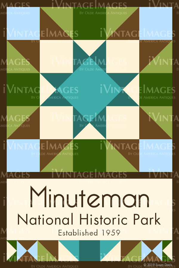 Minuteman Quilt Block Design by Susan Davis - 56
