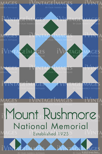 Mount Rushmore Quilt Block Design by Susan Davis - 58