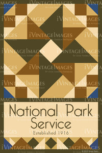 National Park Service Quilt Block Design by Susan Davis - 66