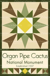 Organ Pipe Cactus Quilt Block Design by Susan Davis - 69