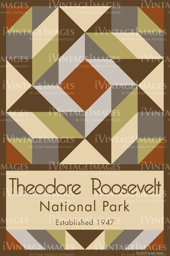 Theodore Roosevelt Quilt Block Design by Susan Davis - 83