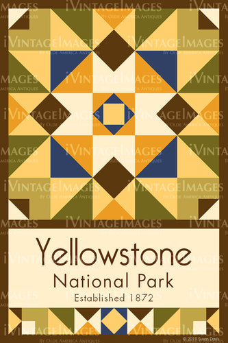 Yellowstone Quilt Block Design by Susan Davis - 87
