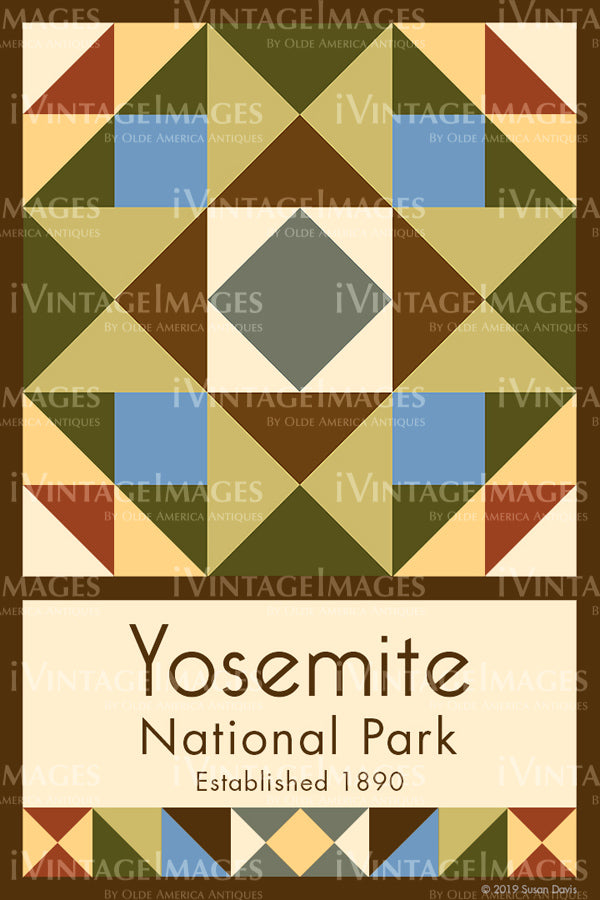 Yosemite Quilt Block Design by Susan Davis - 88