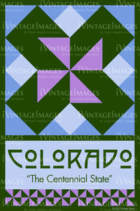 Colorado State Quilt Block Design by Susan Davis - 6