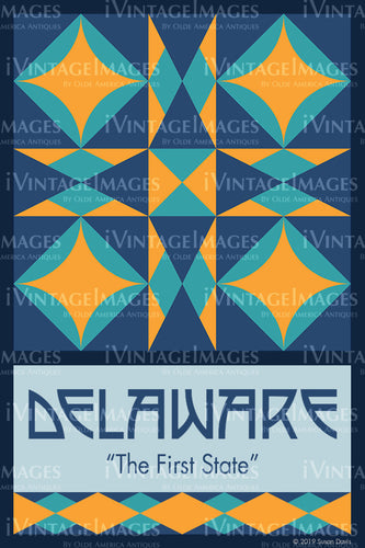 Delaware State Quilt Block Design by Susan Davis - 8