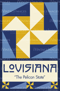 Louisiana State Quilt Block Design by Susan Davis - 18
