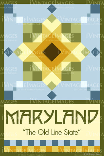 Maryland State Quilt Block Design by Susan Davis - 20