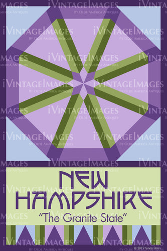 New Hampshire State Quilt Block Design by Susan Davis - 29