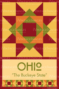Ohio State Quilt Block Design by Susan Davis - 35