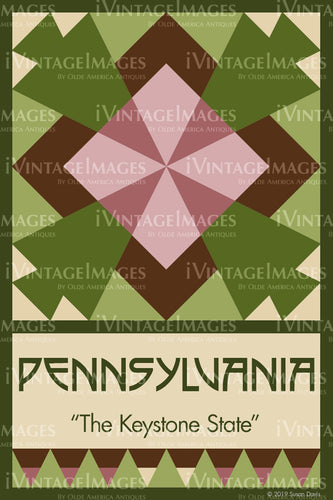 Pennsylvania State Quilt Block Design by Susan Davis - 38