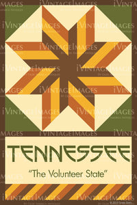 Tennessee State Quilt Block Design by Susan Davis - 42