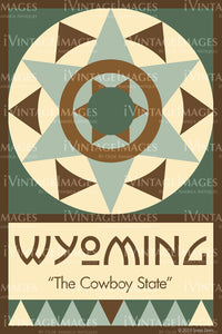 Wyoming State Quilt Block Design by Susan Davis - 50