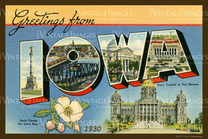 Iowa Postcard 1930 - 002