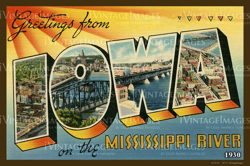 Iowa Postcard 1930 - 003