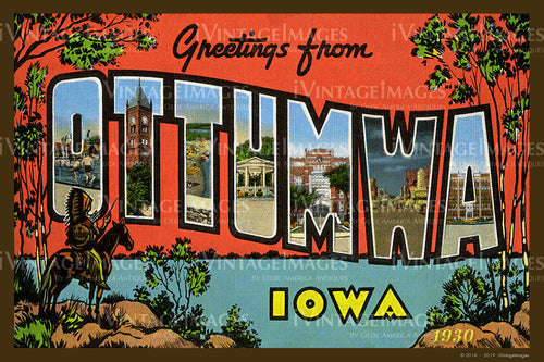 Ottumwa Postcard 1930 - 014