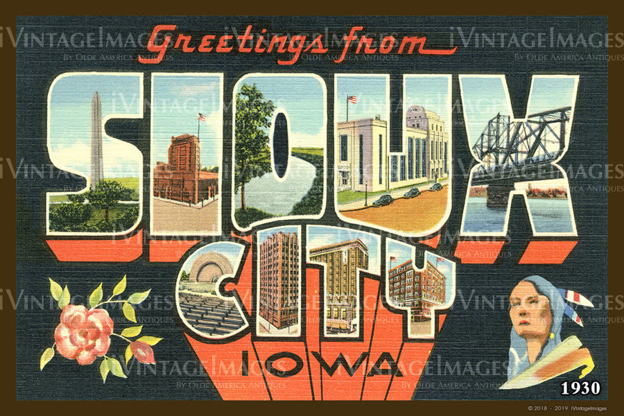Sioux City Postcard 1930 - 019