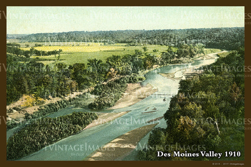 Des Moines Valley Postcard 1910 - 026