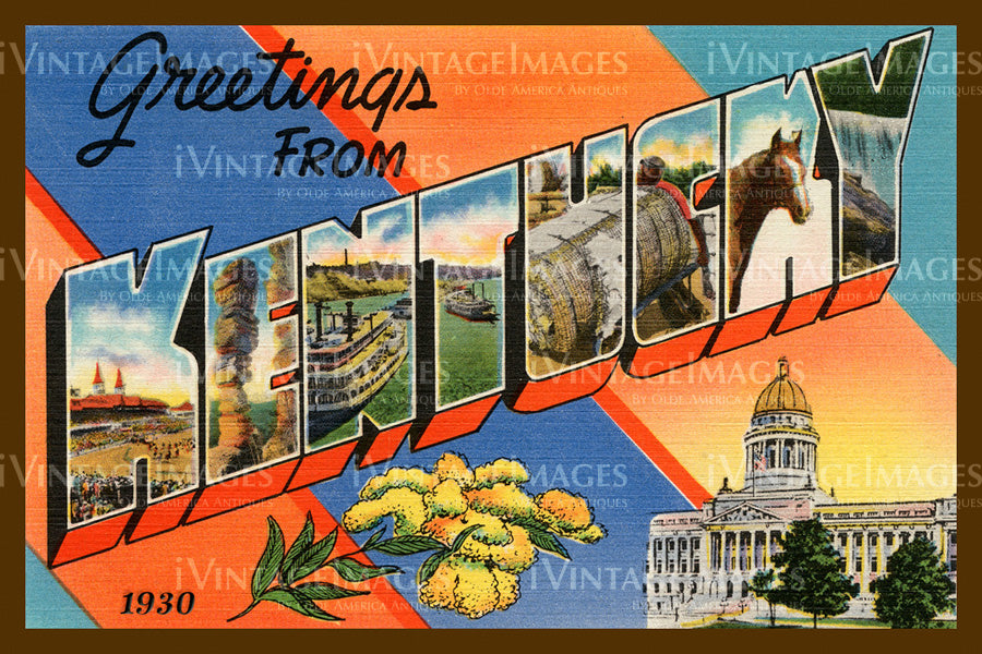 Kentucky Large Letter 1930 - 002