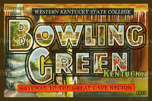 Bowling Green Kentucky Large Letter 1935 - 004