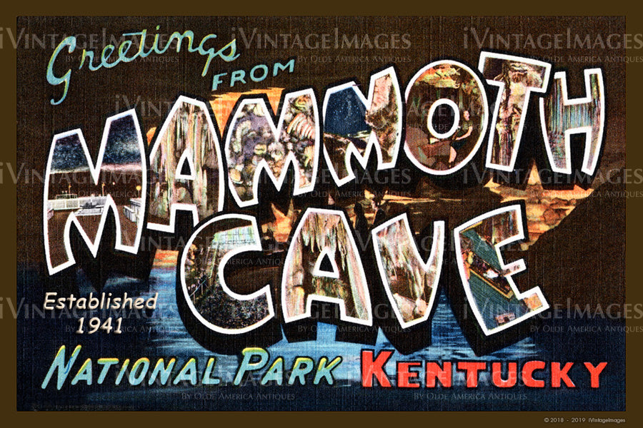 Mammoth Cave Large Letter 1941 - 027
