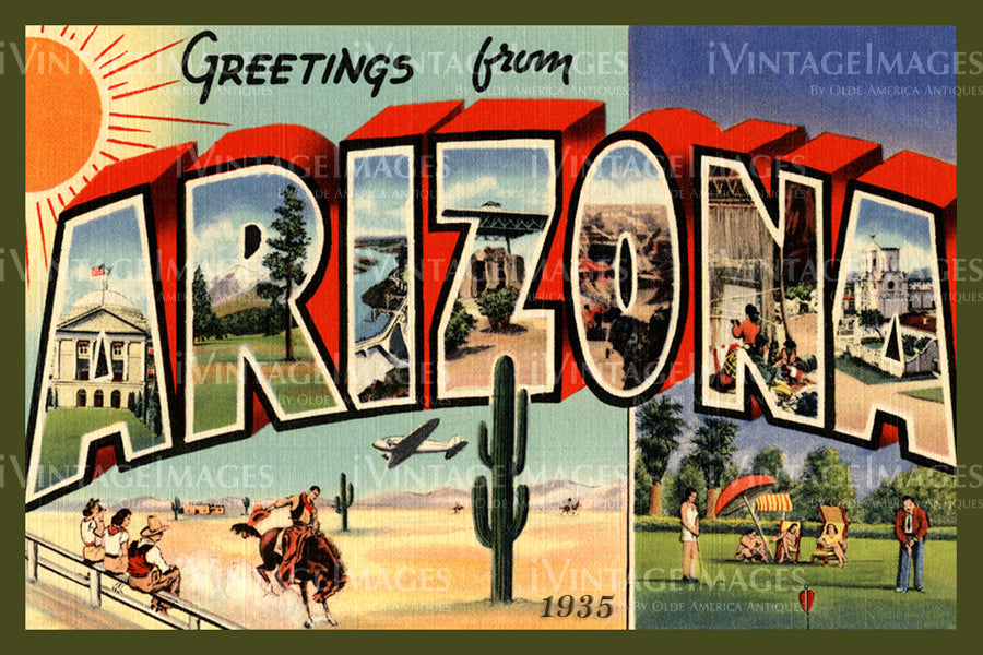Arizona Large Letter 1930 - 003