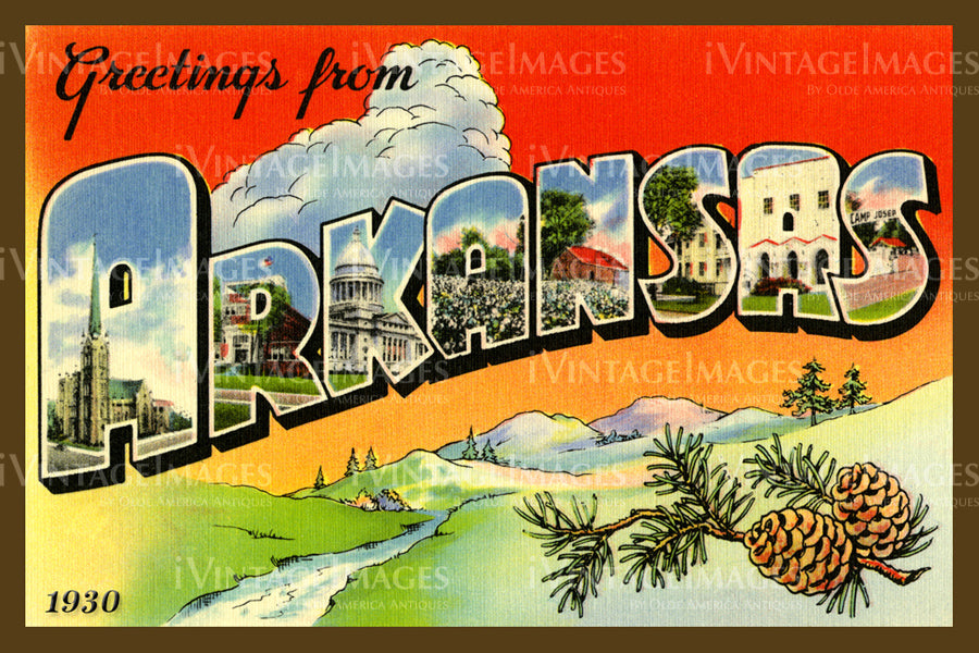 Arkansas Large Letter 1930 - 004