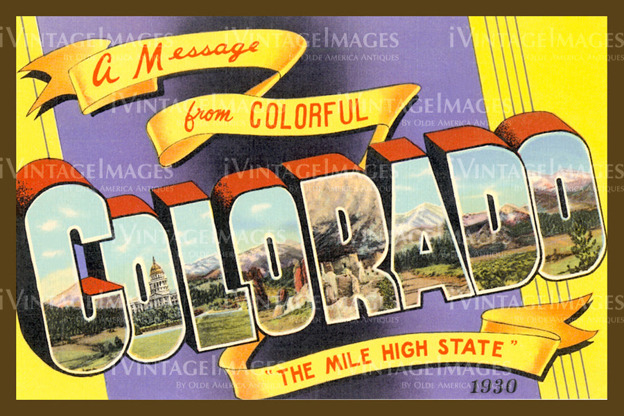 Colorado Large Letter 1930 - 006