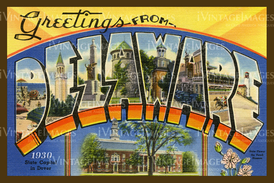 Delaware Large Letter 1930 - 008