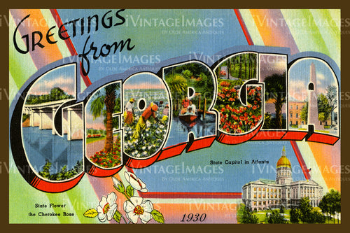 Georgia Large Letter 1930 - 010