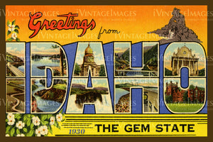 Idaho Large Letter 1930 - 012