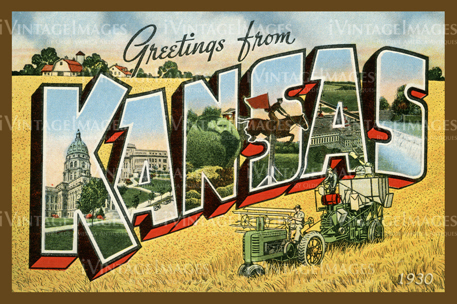 Kansas Large Letter 1930 - 016