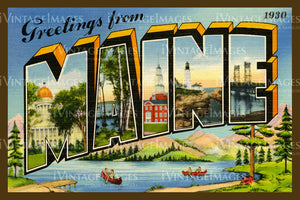Maine Large Letter 1930 - 019