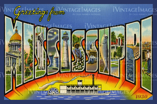 Mississippi Large Letter 1930 - 024