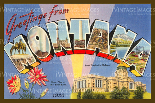 Montana Large Letter 1930 - 026