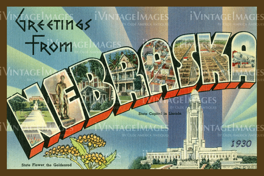 Nebraska Large Letter 1930 - 027