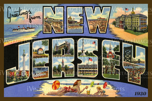 New Jersey Large Letter 1930 - 030